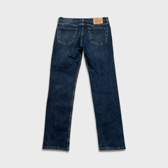 Levi's 511 Jean Mens 32x32 Blue Slim Fit Mid Rise Dark Wash Stretch Denim Pants