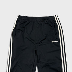 Vintage 90s Adidas Track Pants Mens Large Black Tear Away Athletic Jogger