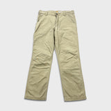 Carhartt Pants Mens 36x32 Beige Relaxed Fit Workwear Carpenter Straight Baggy