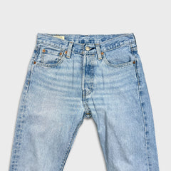 Levi's 501 Jeans Mens 29x32 Blue Original Fit Straight Light Wash Denim Pants