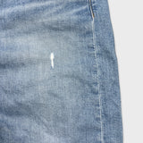 Levi's Wedgie Skinny Jeans Womens 32x26 Blue Light Wash Thrashed High Rise Denim Pants