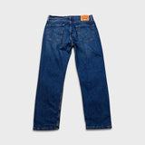Levi's 505 Jeans Mens 34x30 Blue Medium Wash Regular Fit Straight Stretch Denim Pants