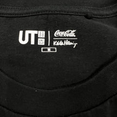 Uniqlo x Keith Haring X Coca-Cola UT Graphic T Shirt Mens Medium Black Art Tee