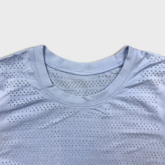Lululemon Breeze By Long Sleeve Shirt Womens Small Blue Athletic Lightweight Top