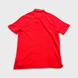 Polo Ralph Lauren Shirt Mens Large Red Pony Classic Fit Preppy Short Sleeve