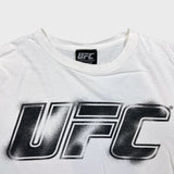 Vintage Y2K UFC T Shirt Mens Large White Logo Fighting Graphic Tee