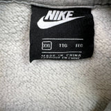 Nike Air Sportswear Hoodie Mens 2XL Gray Swoosh Graphic Hooded Sweater