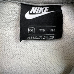 Nike Air Sportswear Hoodie Mens 2XL Gray Swoosh Graphic Hooded Sweater