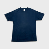 Vintage 90s Blank T Shirt Mens Large Blue Made In USA Faded Short Sleeve Tee