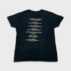 2018 QC Quality Control Music T Shirt Mens Large Black Short Sleeve Rap Tee