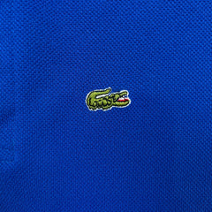 Vintage 90s Chemise Lacoste Shirt Mens XL Blue Classic Casual Preppy Polo