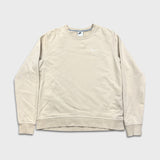 Nike Sportswear Sweatshirt Mens Large Beige Swoosh Pullover Crewneck