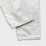 Levi's 501 Jeans Womens 27x26 White Original Fit Straight Light Wash Denim Pants