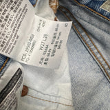 Levi's 501 S Jeans Womens 27x28 Blue Skinny Fit Slim Taper Leg Light Wash Denim Pants