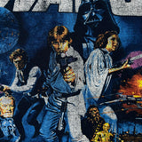 Vintage Y2K Star Wars T Shirt Mens Medium Blue Episode IV A New Hope Movie Tee