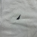 Nautica Fleece Mens Small White 1/4 Zip Outdoor Pullover Jacket