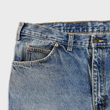 Vintage 90s Levi's Jeans Mens 38x30 Blue Relaxed Fit Light Wash Orange Tab Denim Pants