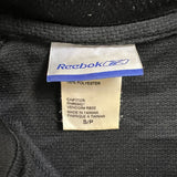 Vintage Y2K Reebok Sweatshirt Mens Small Black 1/4 Zip Training Activewear Pullover