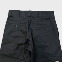 Dickies Pants Mens 30x30 Black Loose Fit Double Knee Workwear Baggy Trousers