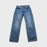 Levi's 501 '90s Style Jeans Womens 27x30 Blue Original Fit Straight Medium Wash Denim Pants