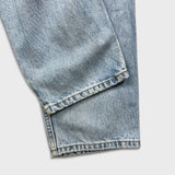 Vintage 90s Levi's 550 Jeans Mens 32x30 Blue Relaxed Fit Light Wash Baggy Denim Pants