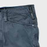 G-Star Raw Bronson Slim Chino Pants Mens 38x29 Gray Casual Cargo Trousers