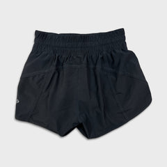 Lululemon Tracker Short V *4" Womens Size 4 Black Low Rise Athletic Lightweight