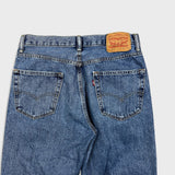 Levi's 550 Jeans Mens 32x30 Blue Relaxed Fit Straight Leg Medium Wash Baggy Denim Pants