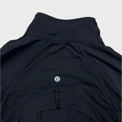Lululemon Nulu Cropped Define Jacket Womens Size 6 Black Yoga Pilates Tracksuit