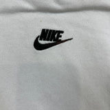 Nike Sportswear Hoodie Mens XS White Swoosh Pullover Hooded Sweater