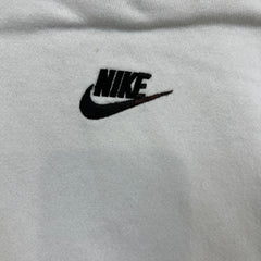 Nike Sportswear Hoodie Mens XS White Swoosh Pullover Hooded Sweater
