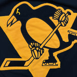 2019 Adidas Pittsburgh Penguins Stadium Series Patch Jersey Mens Large Black Fight Strap