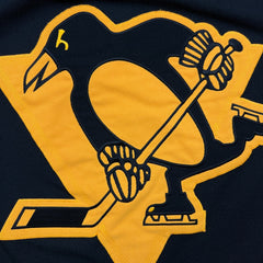 2019 Adidas Pittsburgh Penguins Stadium Series Patch Jersey Mens Large Black Fight Strap