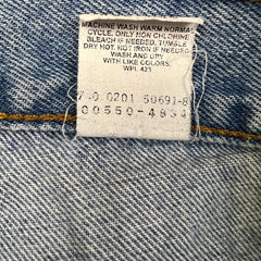 Vintage 90s Levi's 550 Jeans Mens 32x30 Blue Relaxed Fit Light Wash Baggy Denim Pants