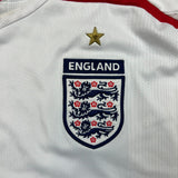 Vintage 2007/09 Umbro England Long Sleeve Home Shirt Mens XL Jersey Distressed