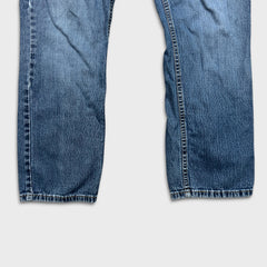 Levi’s 514 Jeans Mens 36x30 Blue Straight Fit Medium Wash Faded Denim Pants