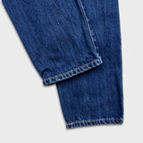 Levi's 501 T Jeans Mens 32x28 Blue Taper Fit Distressed Dark Wash Denim Pants