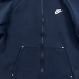 Nike Sportswear Hoodie Mens Medium Blue Tech Fleece Full Zip Hooded Sweater