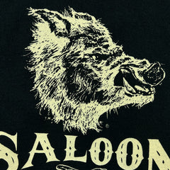 Vintage 90s Hoggs Breath Saloon T Shirt Mens XL Black USA Double Sided Beer Tee
