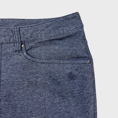 Lululemon ABC Slim Fit 5 Pocket Pant Mens 34x32 Blue Casual Stretch Trousers