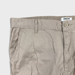 Levi's Pants Mens 40x32 Beige Signature Gold Utility Straight Leg Casual Cargo