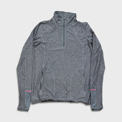 Lululemon Pace Pusher 1/2 Zip Womens Size 8 Gray Athletic Yoga Track Top