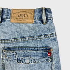 Vintage Ecko Unltd Jeans Mens 34x33 Blue Light Wash Relaxed Fit Baggy Y2K Denim Pants