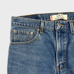 Vintage Y2K Levi's 516 Jeans Mens 34x30 Blue Slim Fit Straight Leg Light Wash Denim Pants