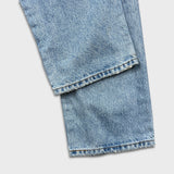 Levi's 501 Jeans Womens 24x30 Blue Original Fit Straight Distressed Light Wash Pants