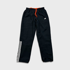 Adidas Track Pants Mens Large Black Climalite 3 Stripe Athletic Training