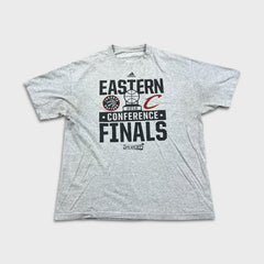 2016 Adidas Toronto Raptors T Shirt Mens XL Gray Eastern Conference Finals NBA Basketball Tee