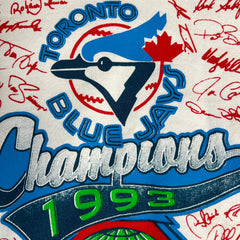 Vintage 1993 Toronto Blue Jays Sweatshirt Mens XL White World Series Champions MLB Baseball
