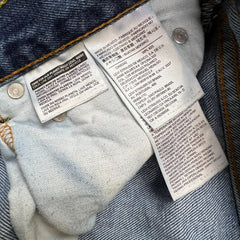 Levi's 550 Jeans Mens 33x32 Blue Relaxed Fit Straight Leg Medium Wash Baggy Denim Pants