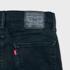 Levi's 510 Skinny Jeans Mens 30x30 Black Dark Wash Stretch Mid Rise Tapered Leg Denim Pants